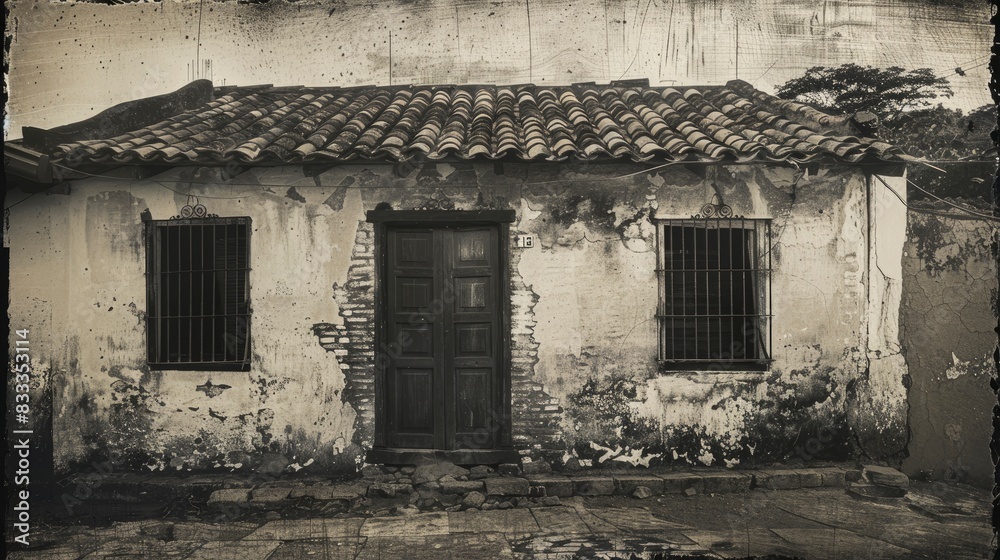 Vernacular, Venezuelan architecture, wet plate, wall calendar Vernacular, Venezuelan architecture, wet plate, wall calendar