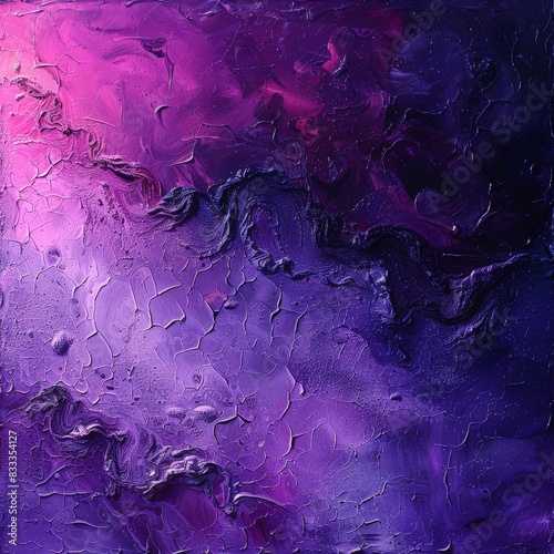 abstract purple and blue painting