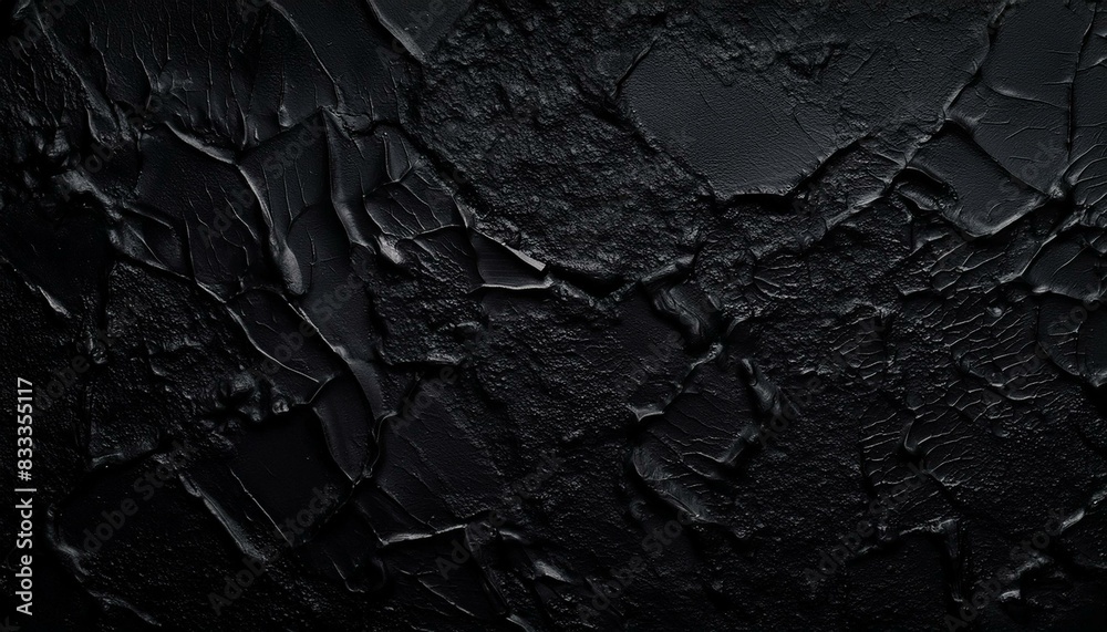 rough black textured wall background