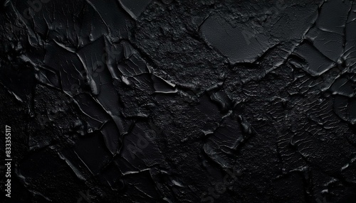 rough black textured wall background
