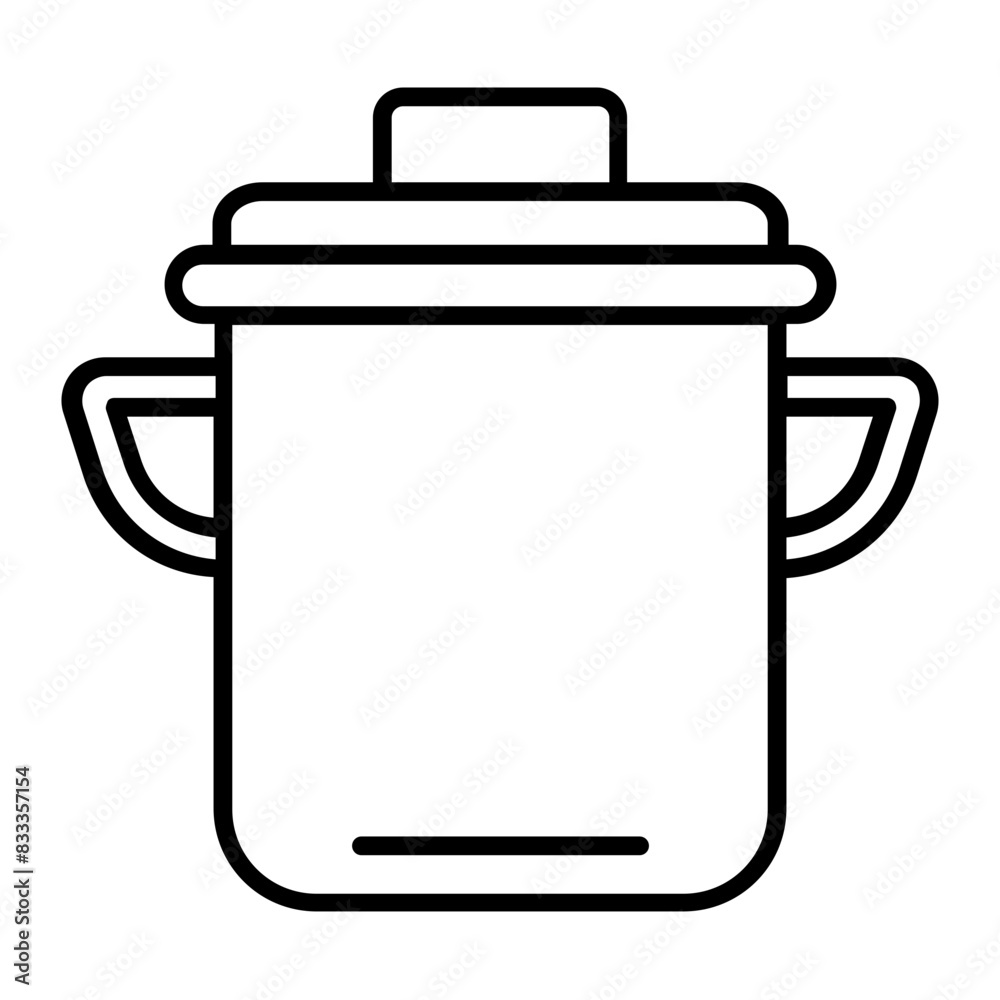 Pot icon. outline icon Pot icon. outline icon