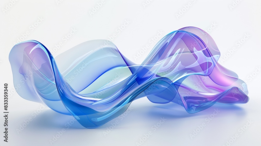 3d render of colorful wavy liquid on light blue background 3d render of colorful wavy liquid on light blue background