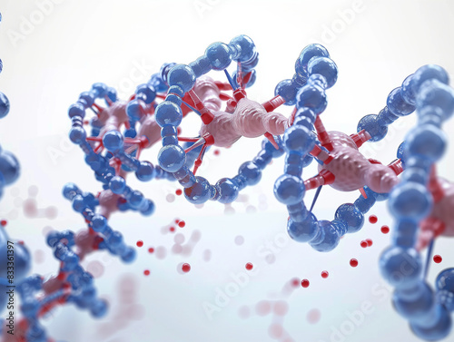 prion scientific diagram, protein that can trigger normal proteins in the brain to fold abnormally photo