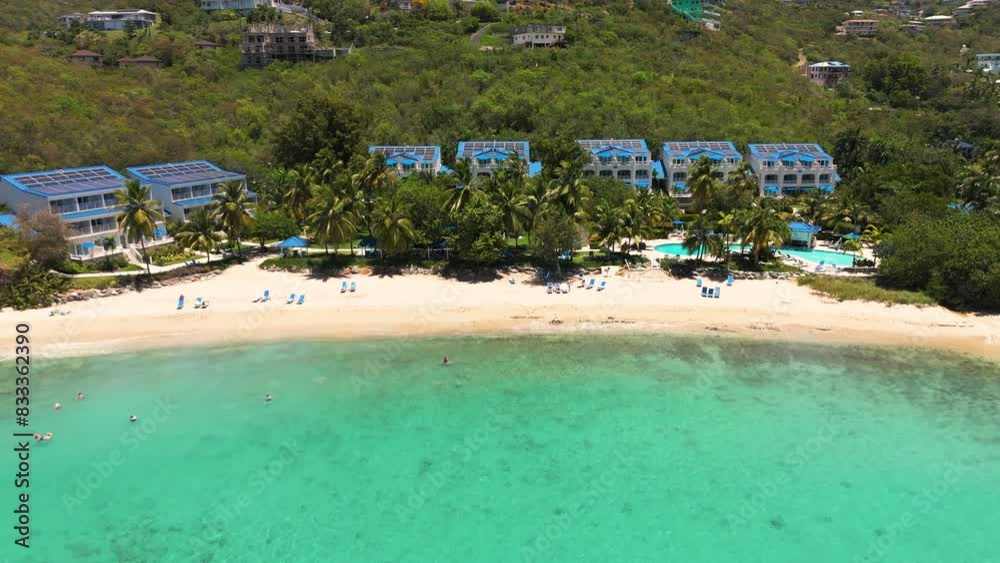 epic drone capture of st. thomas revealing island and beach scenes in the tropics epic drone capture of st. thomas revealing island and beach scenes in the tropics