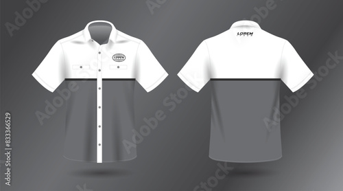 simple man short sleeve work shirt