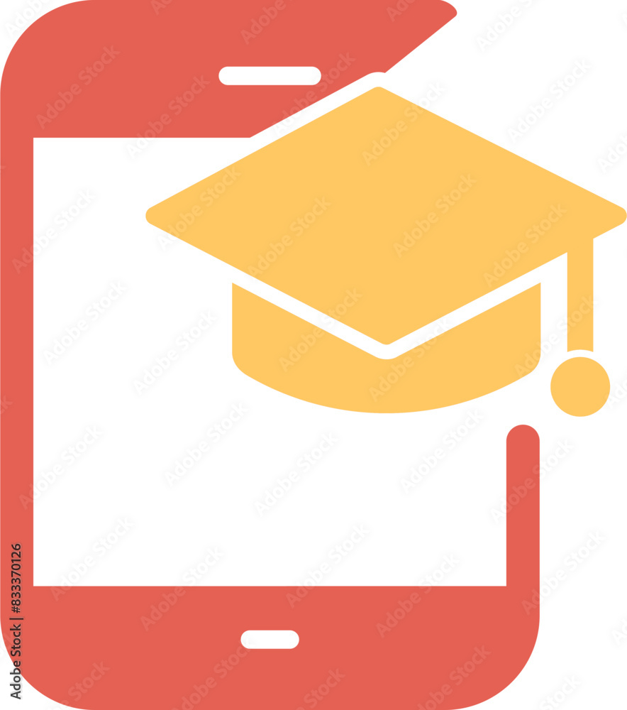 Digital Learning Vector Icon Digital Learning Vector Icon
