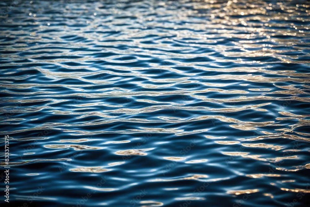 Naklejka premium blue water surface