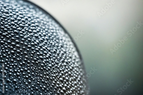 close up of a microphone