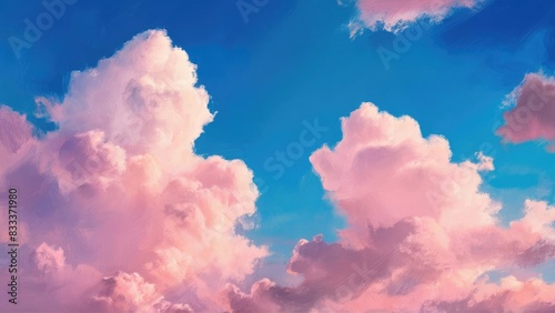 Surreal Cotton Candy Clouds
