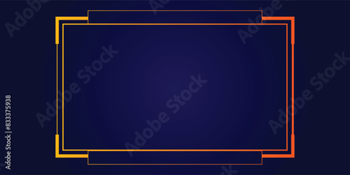 Streaming Overlay Panel Futuristic Design