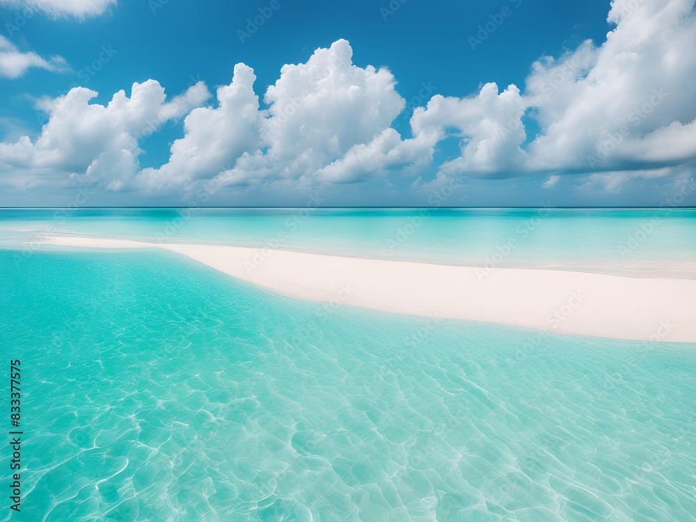 beach with blue sky beach with blue sky