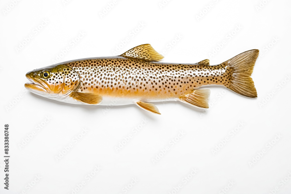 Obraz premium Freshly Caught Brown Trout