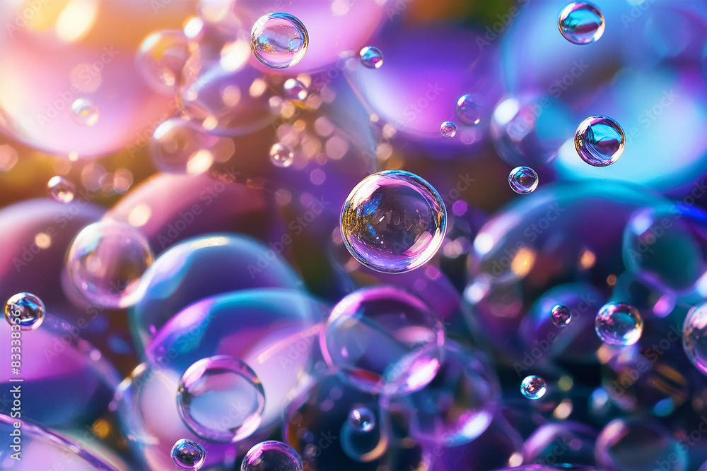 Colorful background with bubbles Colorful background with bubbles