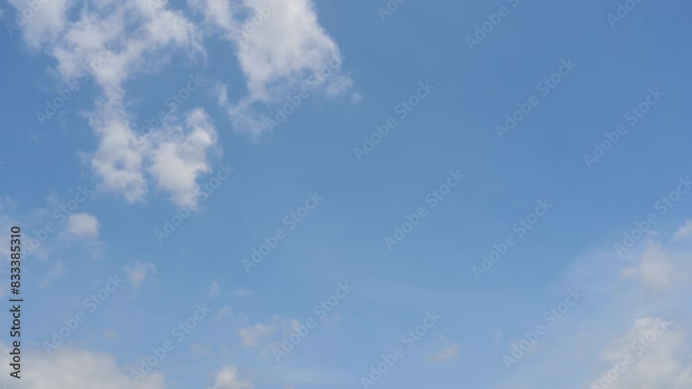 Timelapse of beautiful blue sky and white cloud with 4k resolution. The environment in the natural world. Timelapse of beautiful blue sky and white cloud with 4k resolution. The environment in the natural world.
