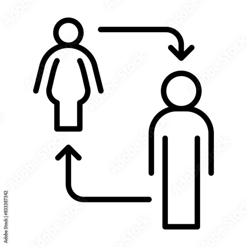 Losing weight icon