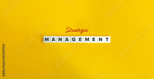 Strategic Management Term and Banner. 