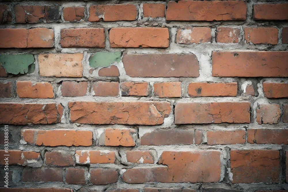 red brick wall