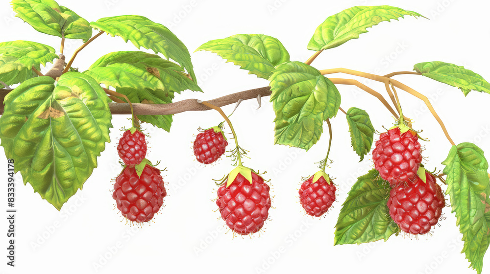 raspberries isolated on white raspberries isolated on white