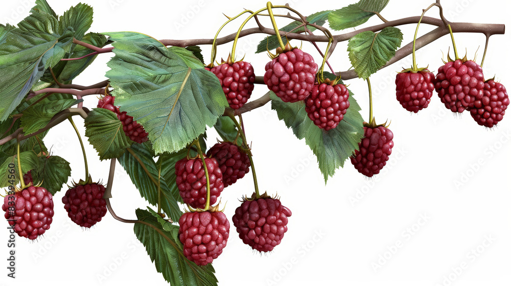 raspberries isolated on white raspberries isolated on white