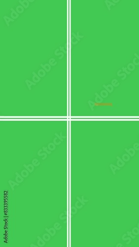 4K Chroma Dreamscape: Engaging 4-Screen Green Grid For Youtube Shorts, Reels Facebook, Instagram Reels, TikTok Video
