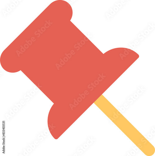 Push Pin Vector Icon