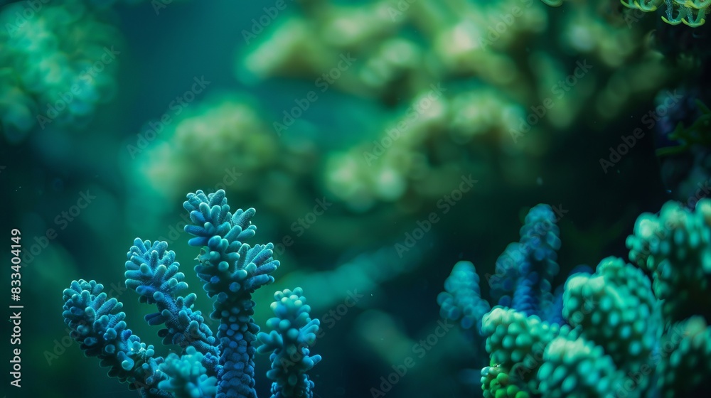 blue corals. blue corals.