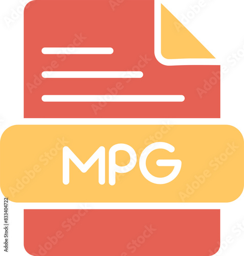 MPG Vector Icon photo