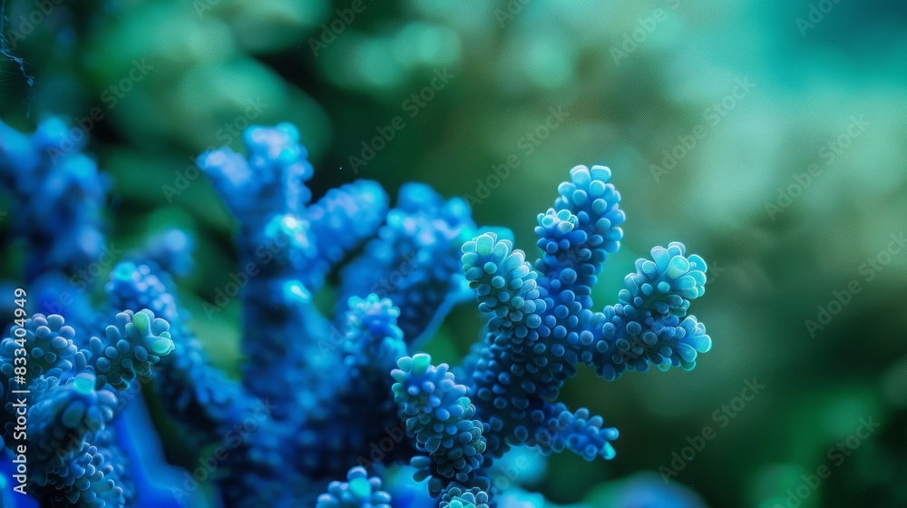 Fototapeta premium blue corals.