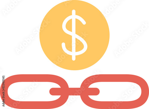 Link Sales Vector Icon