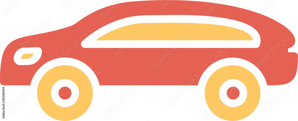 Commercial - Business Car Vector Icon Commercial - Business Car Vector Icon
