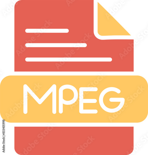 MPEG Vector Icon photo