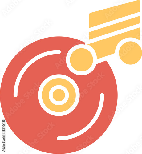 Music CD Vector Icon