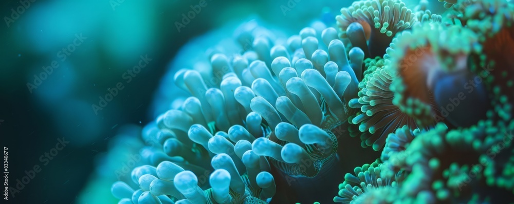 Fototapeta premium blue corals.