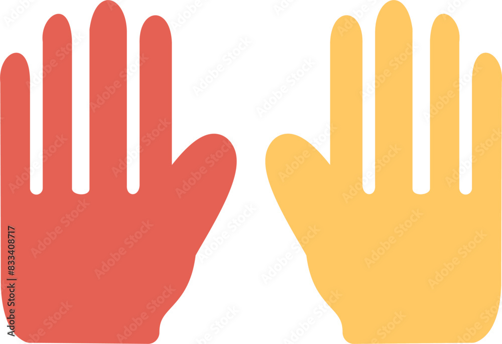 Obraz premium Gardening Gloves Vector Icon