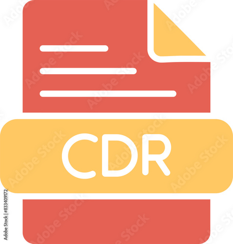 CDR Vector Icon