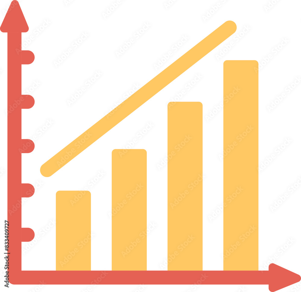 Ascending Bar Vector Icon Ascending Bar Vector Icon