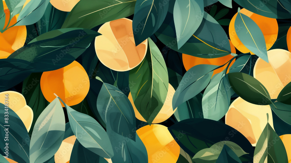 background with lemons and oranges background with lemons and oranges