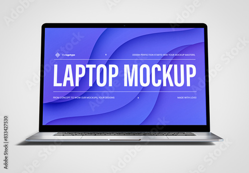 Slim Laptop Mockup
