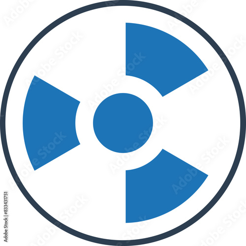 Danger Dual Tone  vector Icon