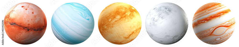 Planet png element set on transparent background Planet png element set on transparent background