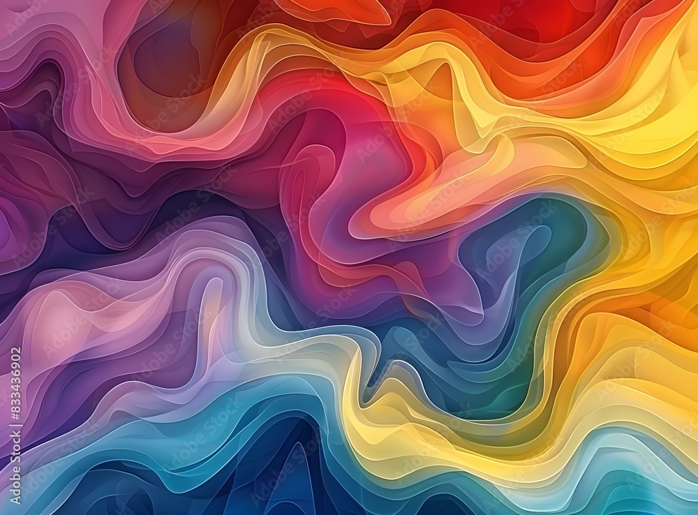 Colorful liquid background