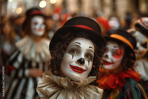 Whimsical Bastille Day Street Mime Performances photo