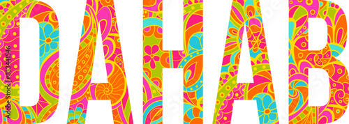 Dahab, egyptian city creative name design