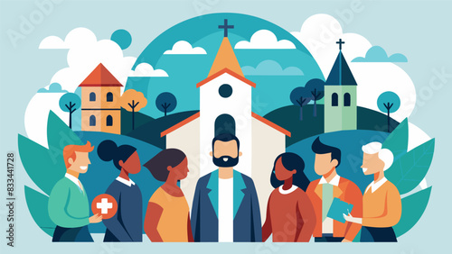 The church leadership conference was a time for unity and fellowship as leaders united in the common goal of creating a better world for their. Vector illustration