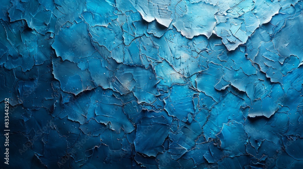 Blue texture decorative Venetian stucco for backgrounds Blue texture decorative Venetian stucco for backgrounds