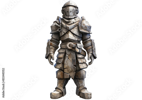 [Transparent Background PNG]Stone Knight Fantasy Warrior