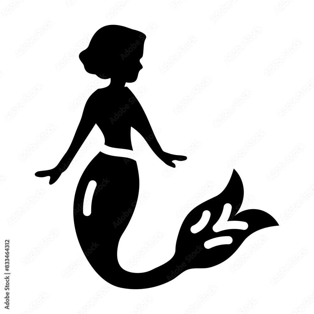 Obraz premium Get this glyph icon of a siren lady 