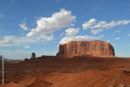 Rock formations in the summer at Monument Valley Navajo National Park, USA