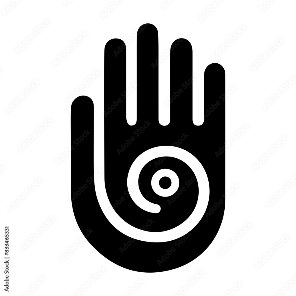 Latest solid icon of healing hand Latest solid icon of healing hand