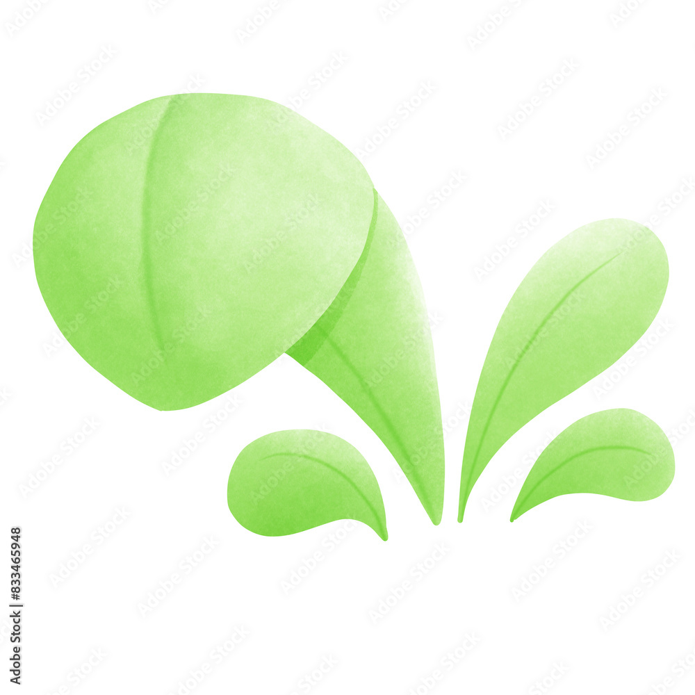 Fototapeta premium green leaf 